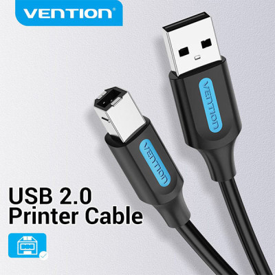 image of Vention COQBL USB 2.0 Type-A to Type-B Male Print Cable - 10M with Spec and Price in BDT