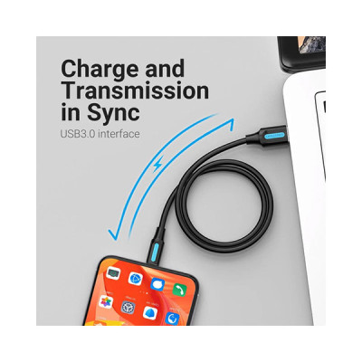 image of VENTION COZBH USB 3.0 Type-A to Type-C Cable - 2M with Spec and Price in BDT