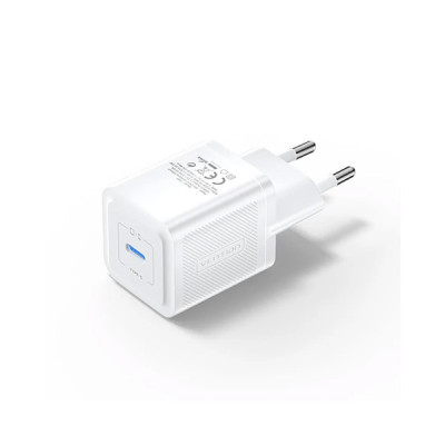 image of VENTION FEPW0-EU 20W USB-C GaN Charger - White with Spec and Price in BDT