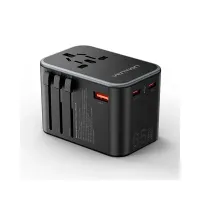 VENTION FJDB0 3-Port 65W GaN Universal Travel Adapter