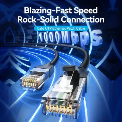 image of Vention IBEBU Cat 6 UTP Patch Cable - 35M with Spec and Price in BDT