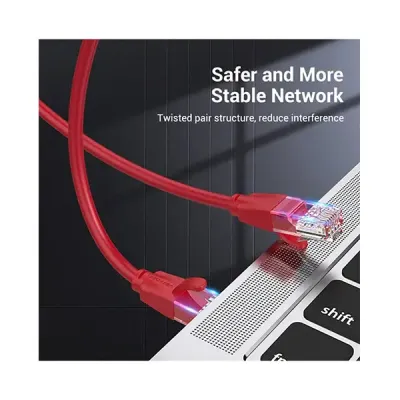 image of Vention IBERH Cat.6 UTP Patch Cable - 2M with Spec and Price in BDT