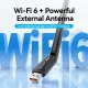 Vention KDWB0 AX900 USB Wi-Fi Dual Band Adapter With High Gain Antenna