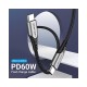 VENTION TADHD Type-C to Type-C USB 2.0 Cable - 0.5M