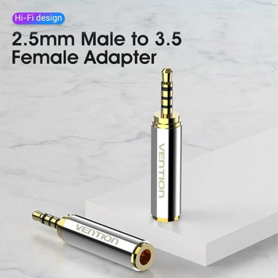 image of VENTION VAB-S02 2.5mm to 3.5mm Audio Adapter with Spec and Price in BDT