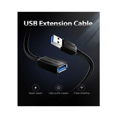 image of VENTION VAS-A44-B500 USB2.0 Extension Cable - 5M with Spec and Price in BDT