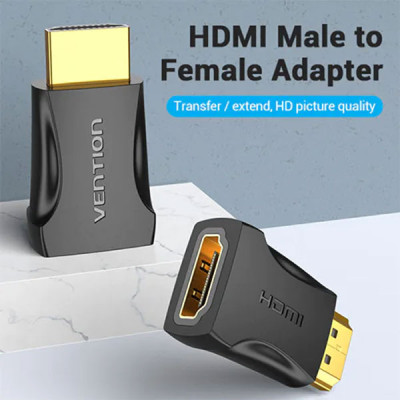 image of VENTION AIMB0 HDMI Male to Female Adapter with Spec and Price in BDT