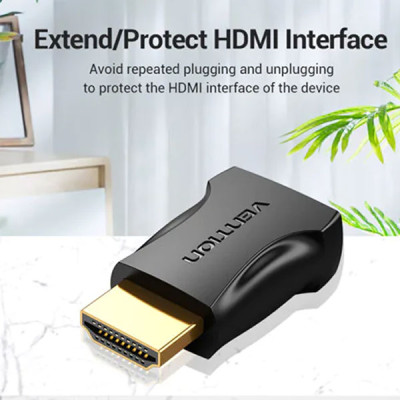 image of VENTION AIMB0 HDMI Male to Female Adapter with Spec and Price in BDT