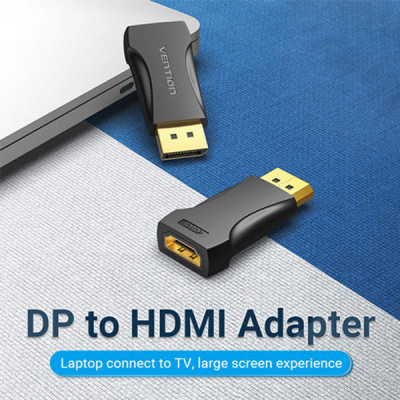image of VENTION HBOB0 DisplayPort Male to HDMI Female Adapter with Spec and Price in BDT