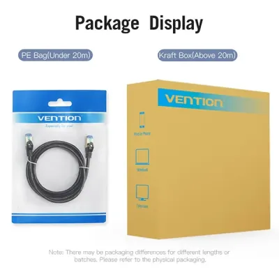 image of Vention VPC7SSTP-B1000 Cat7 SFTP Ethernet Patch Cable - 10M with Spec and Price in BDT