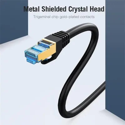 image of Vention VPC7SSTP-B1000 Cat7 SFTP Ethernet Patch Cable - 10M with Spec and Price in BDT