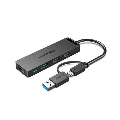 image of Vention CHTBB 2-in-1 Interface to 4-Port USB 3.0 Hub with Spec and Price in BDT