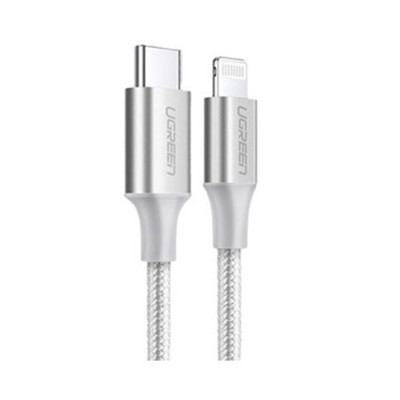 image of UGREEN 70524 Lightning To Type-C 2.0 Male Cable - 1.5M with Spec and Price in BDT