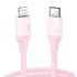 UGREEN US387 (60625) USB-C to Lightning Silicone Cable 1m (Pink)