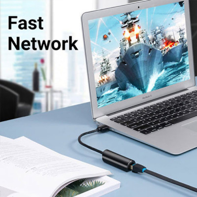 image of VENTION CEGBB USB 2.0 to 100Mbps Ethernet Adapter - 0.15m with Spec and Price in BDT
