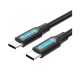 Vention COSBG USB 2.0 C Male to Male Cable 1.5M Black PVC Type